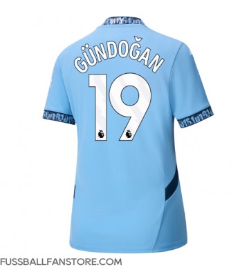 Manchester City Ilkay Gundogan #19 Replik Heimtrikot Damen 2024-25 Kurzarm